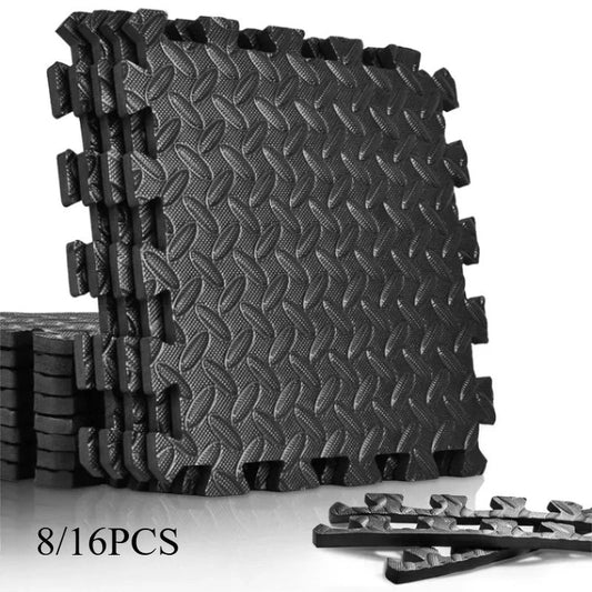 8/16 Pcs Foam Fitness Non Slip Yoga Mat Fitness Floor Tile Protection